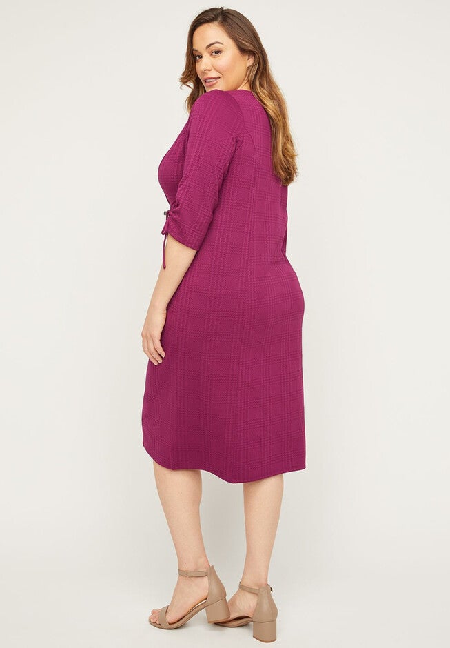 Deep Magenta Shift Dress, , on-hover image number null