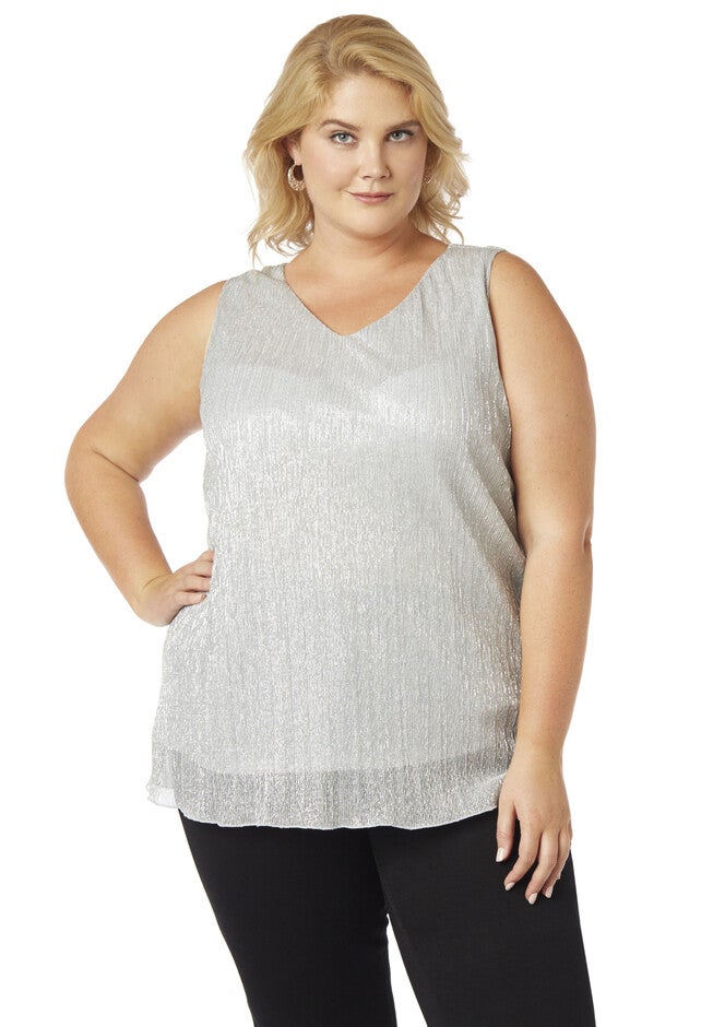 Shimmer City Tank, SILVER, hi-res image number null