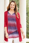 Shadow Stripe Cardigan, , alternate image number null