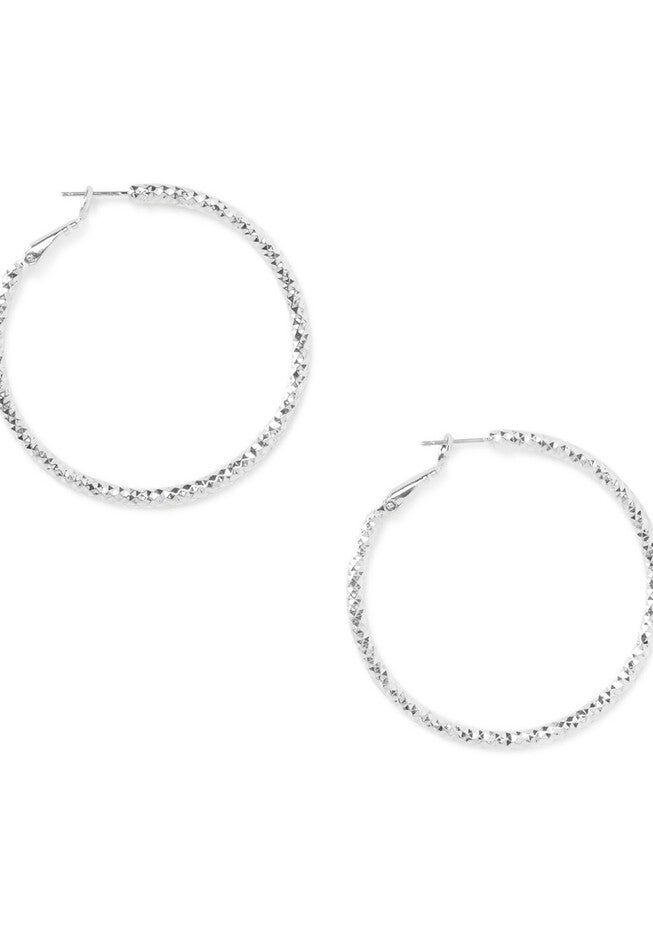Twilight Hoop Earrings, SILVER, hi-res image number null