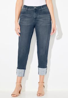 Shimmer Cuff Jean