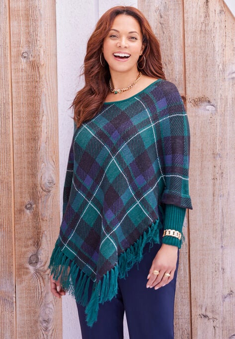 Fringe Poncho Duet, , alternate image number null