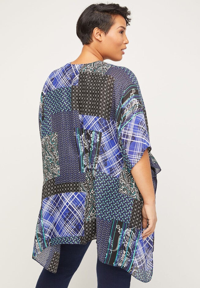 Before Dawn Patchwork Kimono, , on-hover image number 1