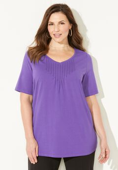 Suprema® Pintuck Tee