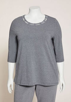 Suprema® Strappy Neckline Top
