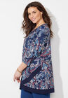Crossover Hem Duet Top, , alternate image number null