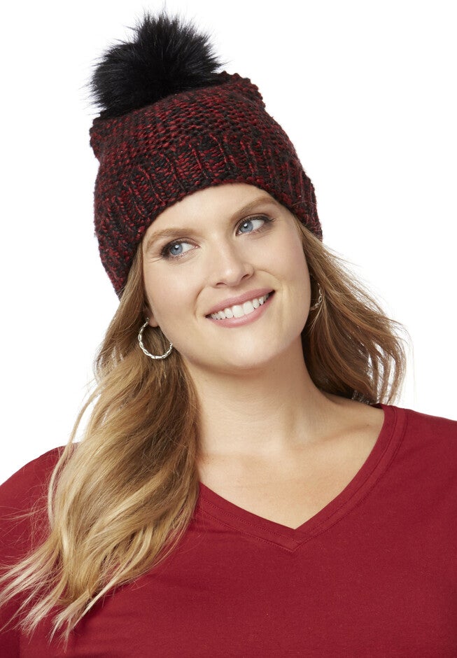 Marled Ski Cap, DEEP SCARLET, hi-res image number null