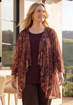 2-Piece Cardigan & Tank Twinkle Set
