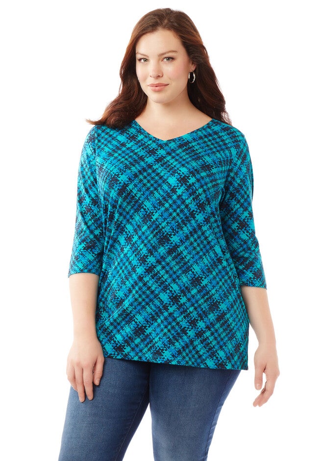 Houndstooth Tee, FANFARE, hi-res image number null