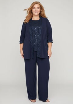 Plus Size Formal Special Occasion Dresses Catherines For women with curves, embrace your body with a stunning, fitted pant suit on your special day. plus size formal special occasion