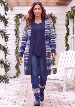 Classic Fair Isle Coatigan