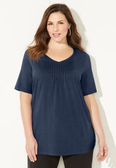 Suprema® Pintuck Tee