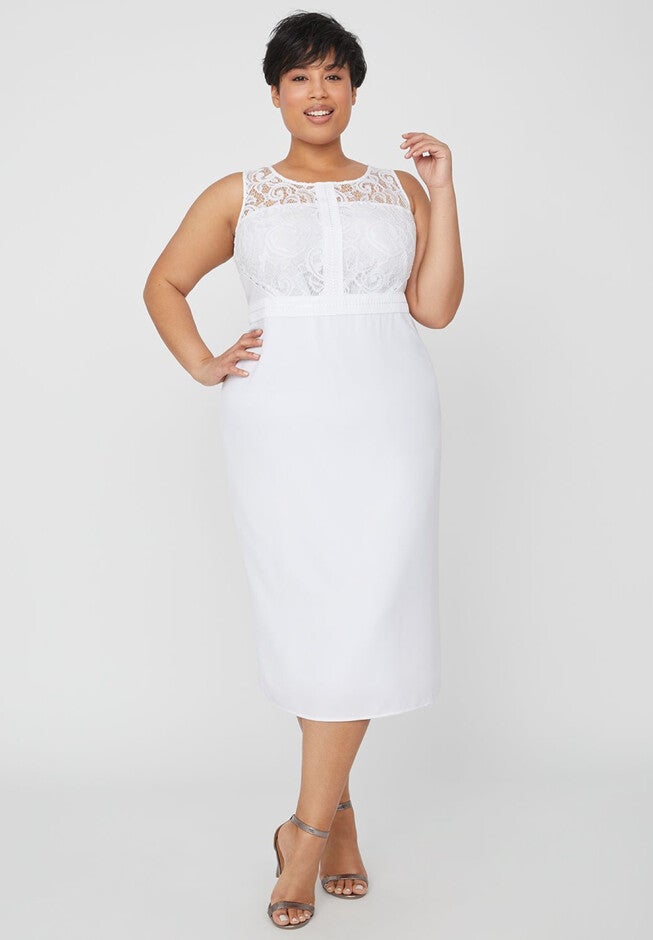 Black Label Wisteria Dress, WHITE, hi-res image number null