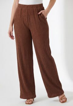 AnyWear Textured Wide Leg Pant