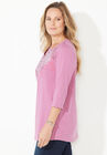 Free Spirit Henley Tee, , alternate image number null