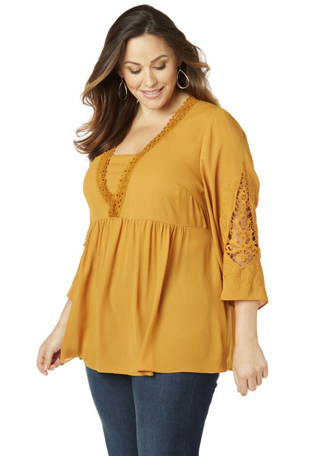 Softglow Blouse, INCA GOLD, hi-res image number null