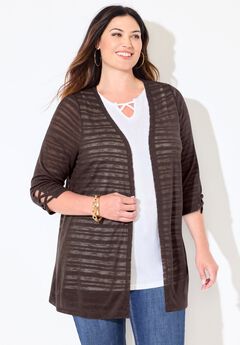 Shadow Stripe Cardigan