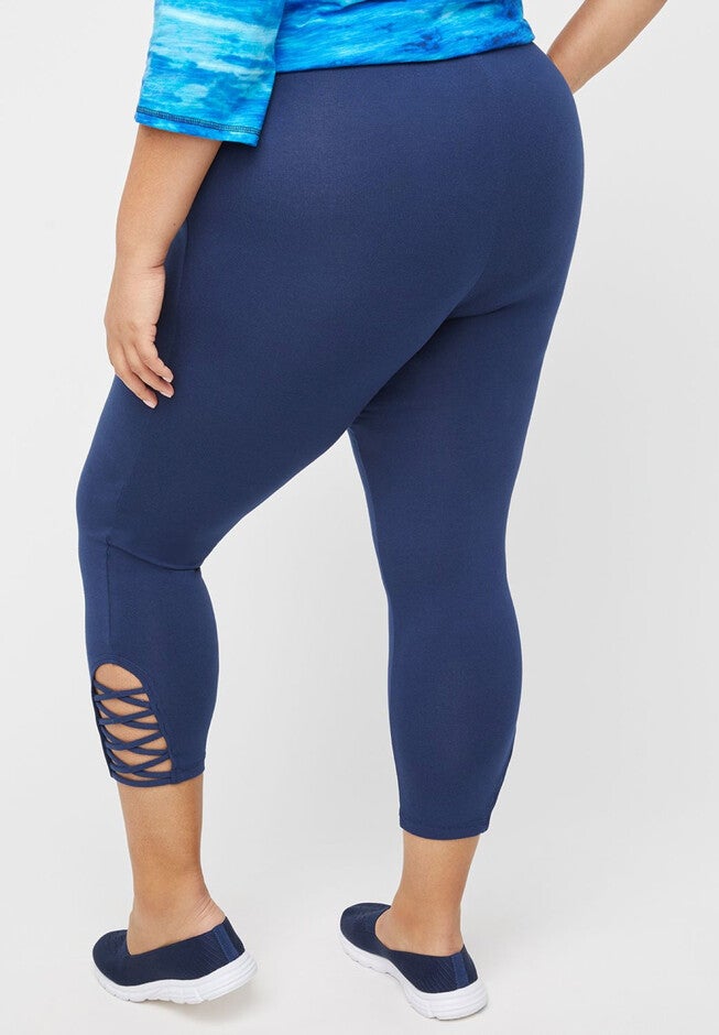 Crisscross Active Legging Capri, , on-hover image number 1