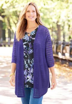 Shadow Stripe Cardigan