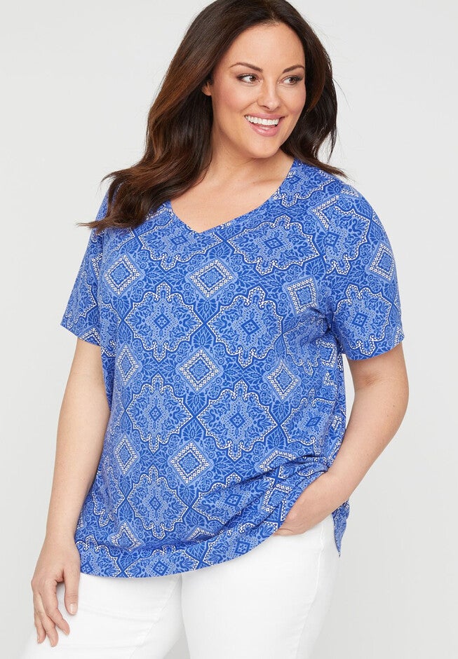Nightfall Top, TROPICAL FLORAL, hi-res image number null