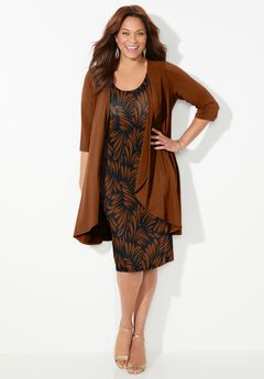 Soft Knit Jacket Dress
