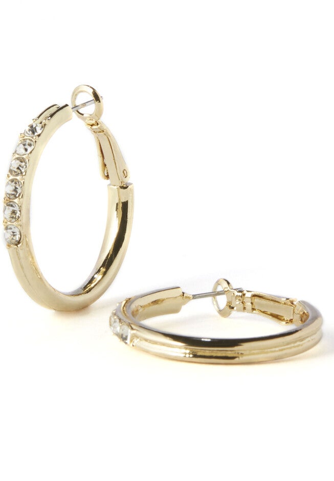Golden Shine Earrings, GOLD TONE, hi-res image number null