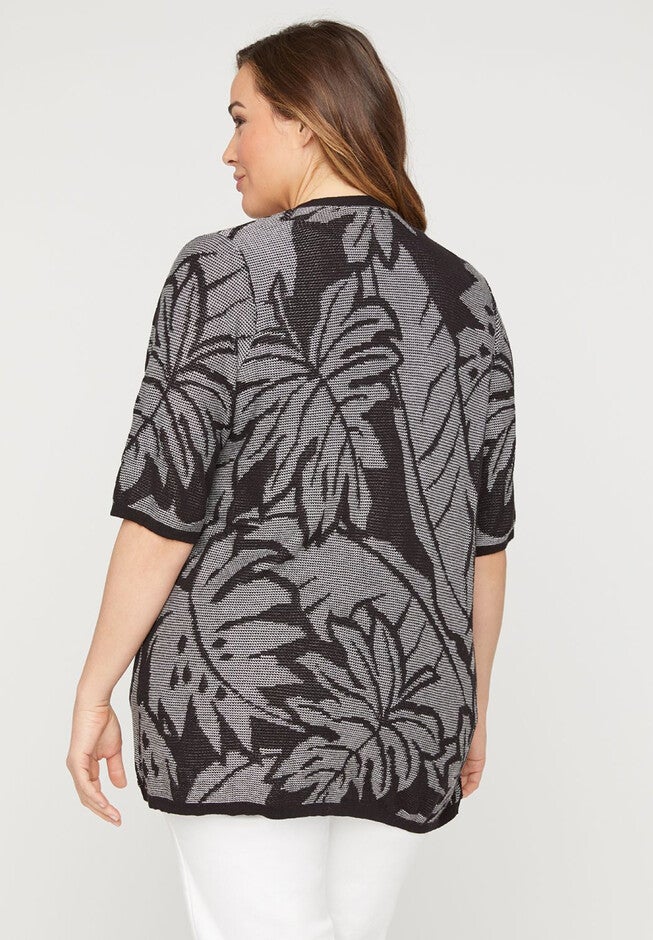 Textured Palm Cardigan, , on-hover image number null