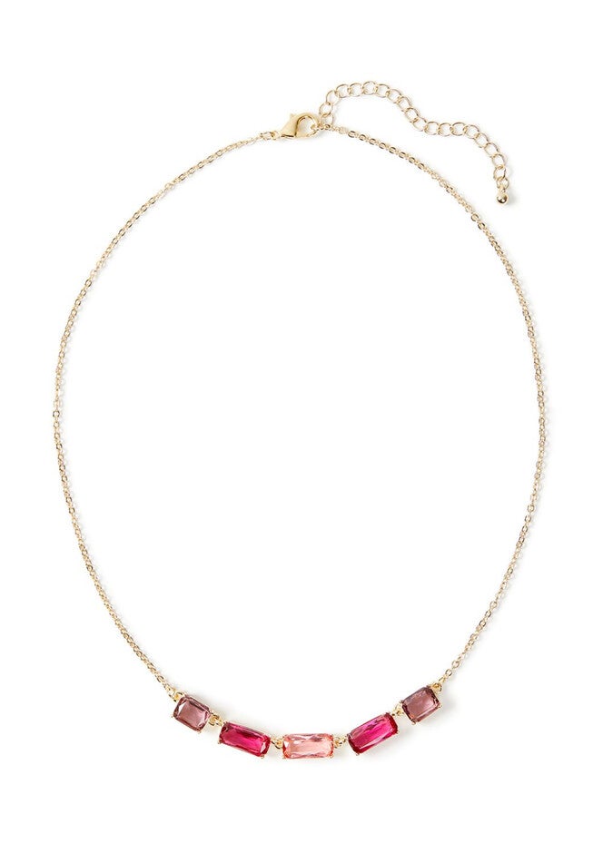 Blush Falls Necklace, PINK, hi-res image number 0