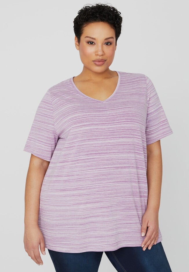 Spacedye Short-Sleeve Tee, FRESH ACAI, hi-res image number null