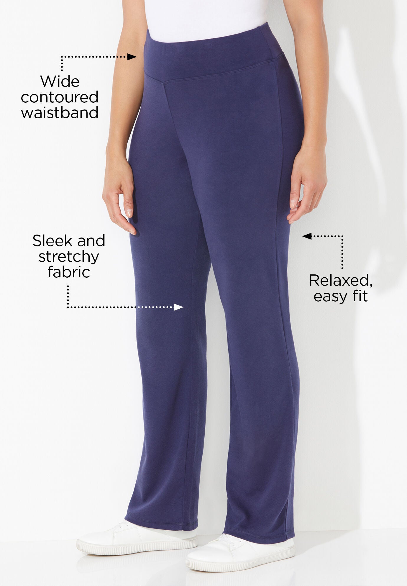 Yoga Pant, BLACK, on-hover image number 1