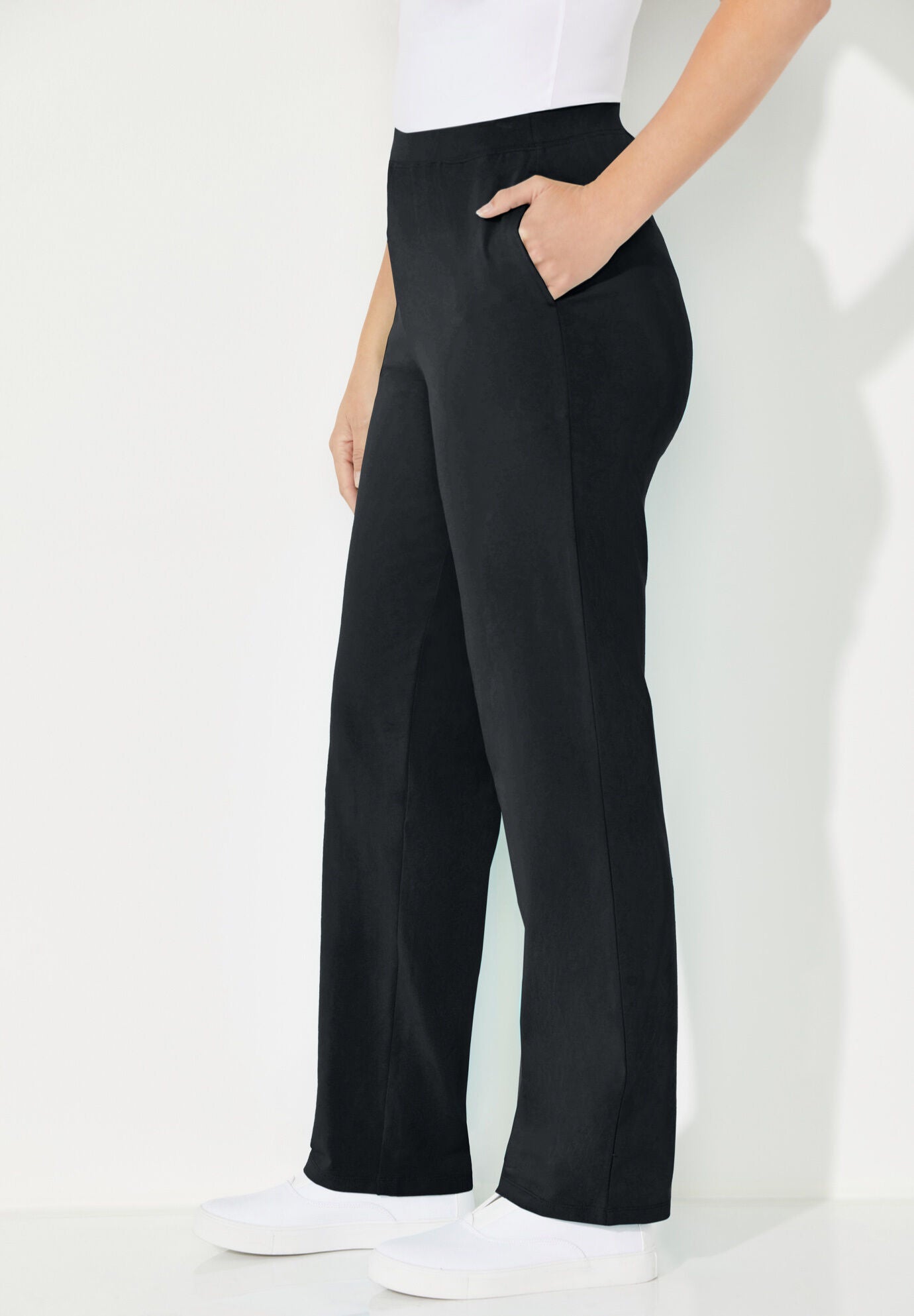 Woman within shop clearance pants