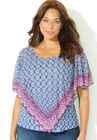 Poncho Duet Blouse, , alternate image number null