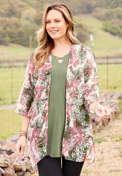 Seasonless Cascade Kimono