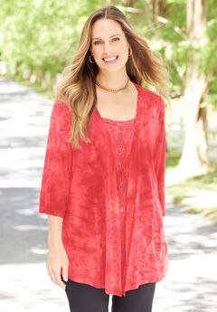 Plus Size Summer Cardigan Sets