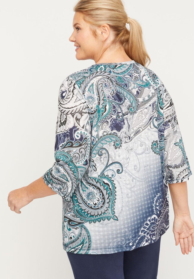 Paisley Melody Tee, , on-hover image number null