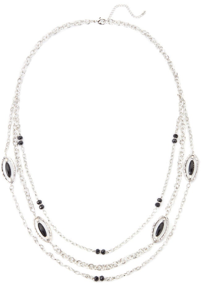 Moonlit Water Necklace, BLACK, hi-res image number null