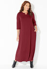 Free & Easy Maxi Dress (With Pockets), RICH BURGUNDY, hi-res image number null