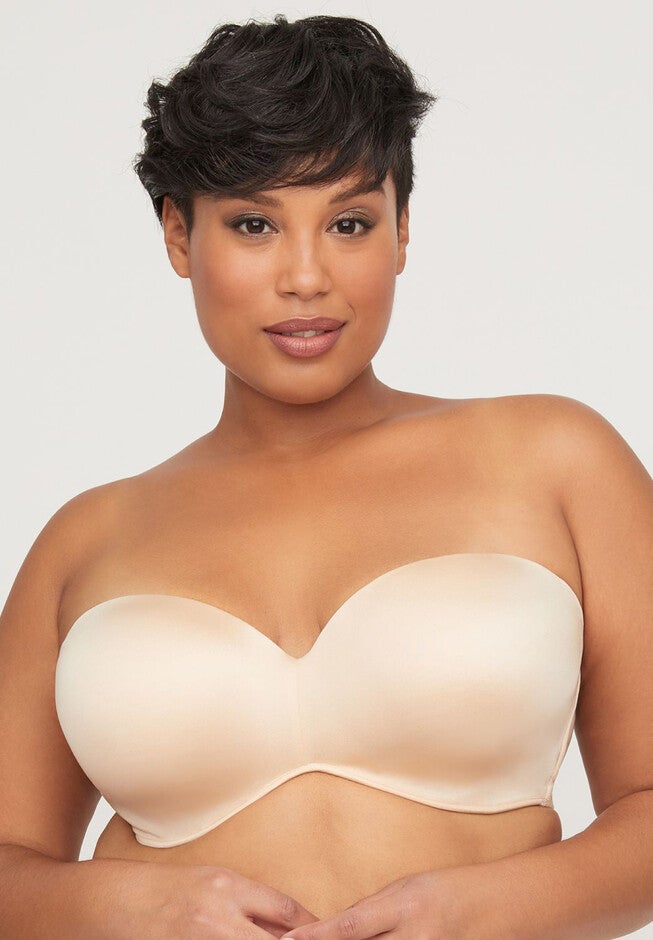 New Multi-Way Strapless Bra, TOASTED ALMOND, hi-res image number 0