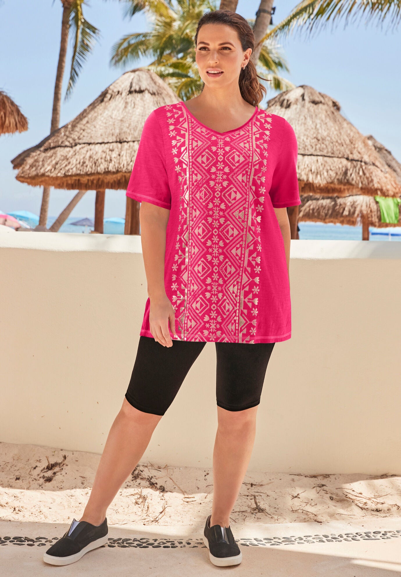 Placement Print Tee, , alternate image number 5