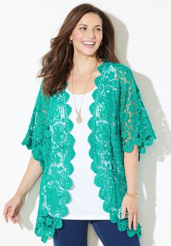 Graceful Crochet Kimono