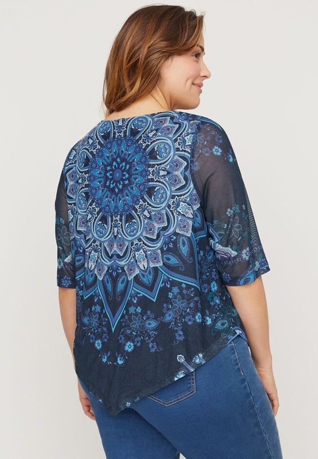 Bluestar Paisley Top, , on-hover image number null