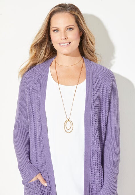 Daydream Waffle Knit Sweater, , alternate image number null