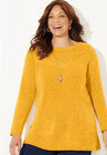 Chenille Pullover Tunic Sweater, , alternate image number null