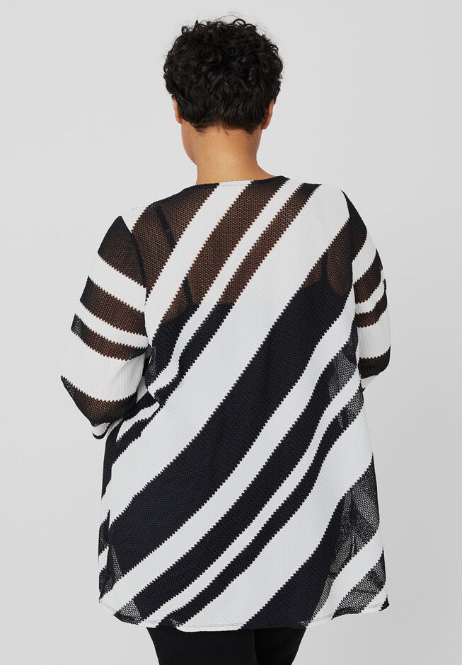 Cascading Herringbone Cardigan, , on-hover image number null