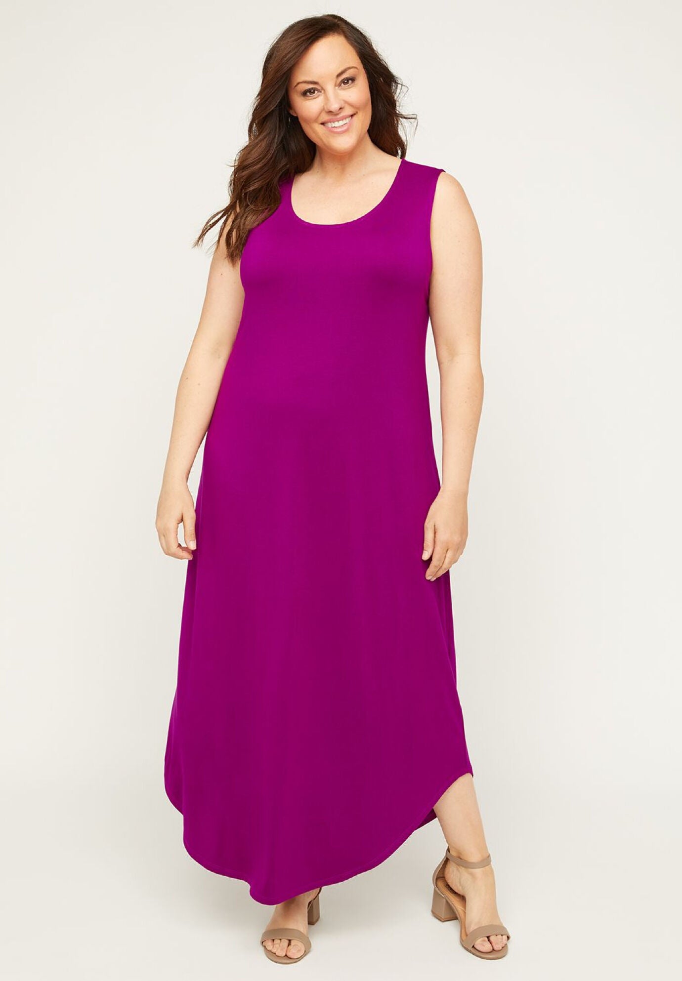 Simply Yours Maxi Dress, DEEP AZALEA, hi-res image number 0