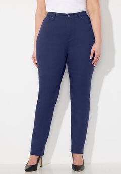 Sateen Stretch Curvy Pant