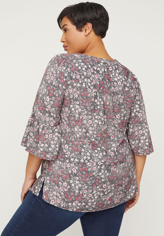 Soft Meadow Peasant Top, , on-hover image number null