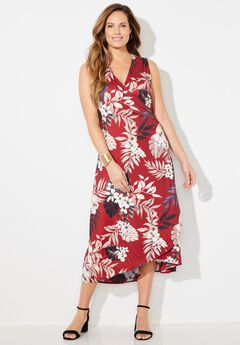 Effortless Faux Wrap Dress