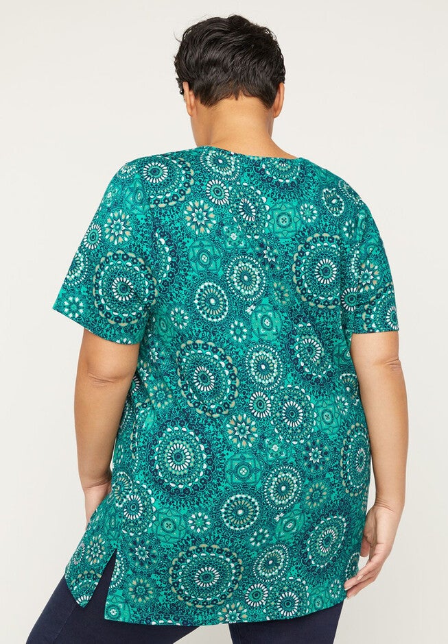 Flowering Easy Fit Tee, , on-hover image number null