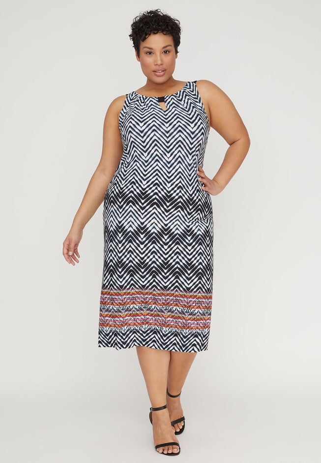 Coastline Shift Dress, MARINER NAVY, hi-res image number null